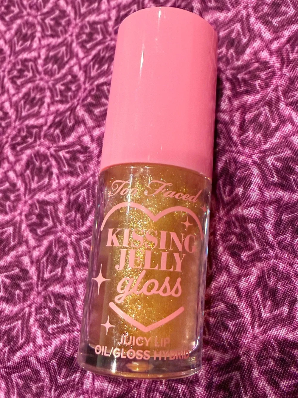 *NEW*.15oz*Too Faced* Kissing Jelly Gloss in Pina Colada